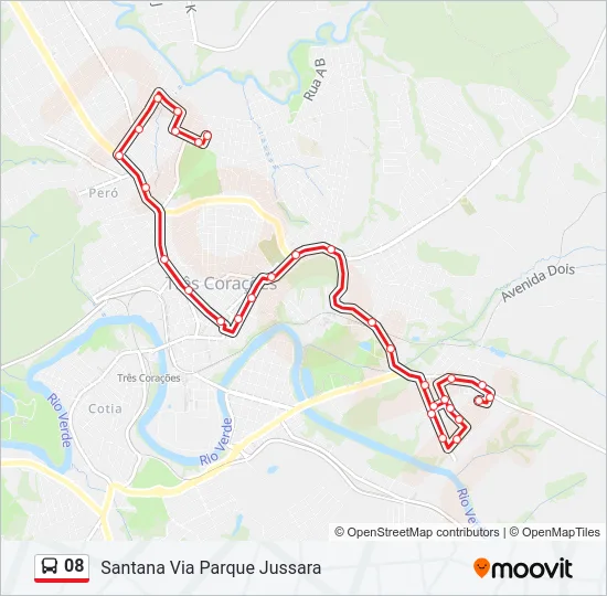 08 Bus Line Map