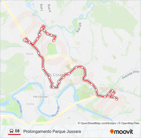 08 Bus Line Map