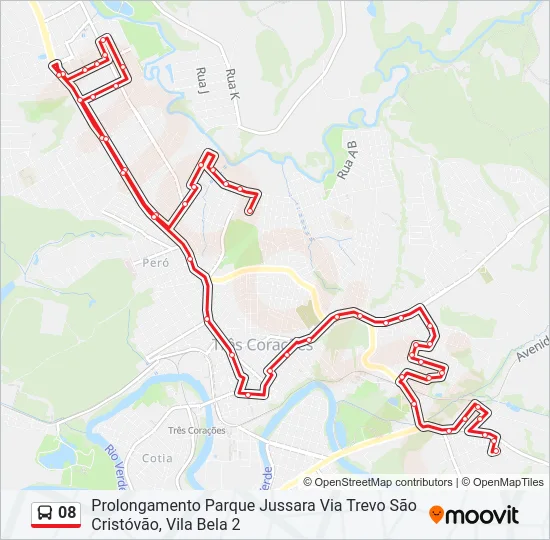 08 Bus Line Map