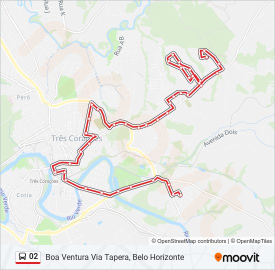 02 bus Line Map