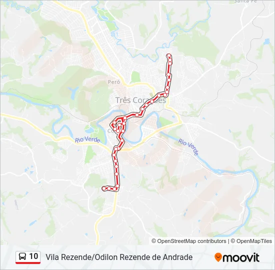 10 Bus Line Map