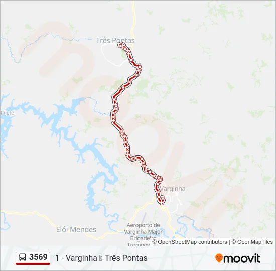 3569 Bus Line Map