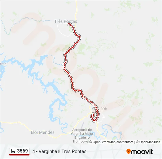 3569 Bus Line Map