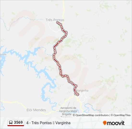 3569 Bus Line Map