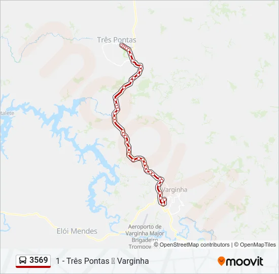 3569 Bus Line Map