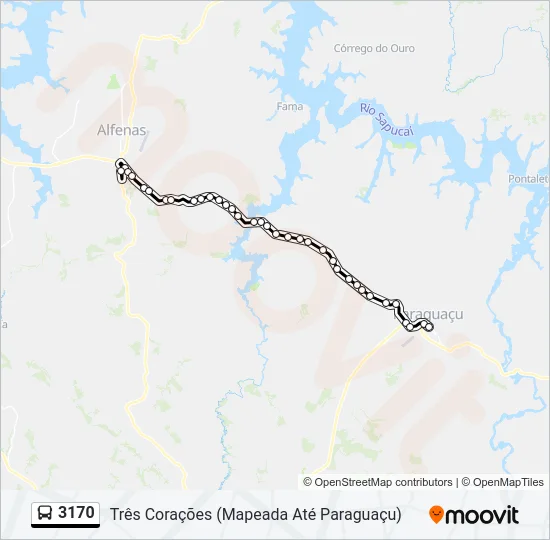 3170 Bus Line Map