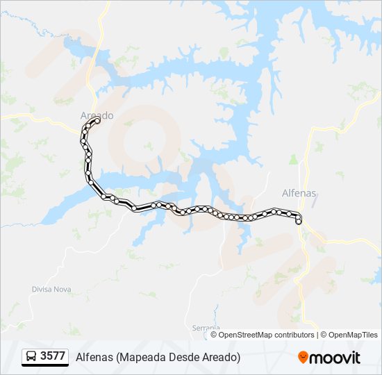 3577 bus Line Map