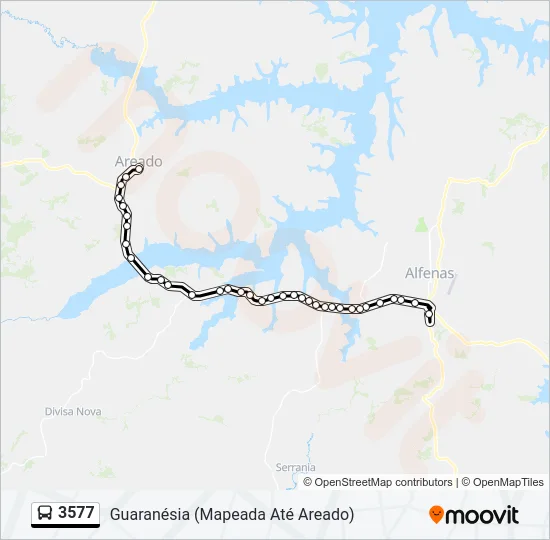3577 Bus Line Map