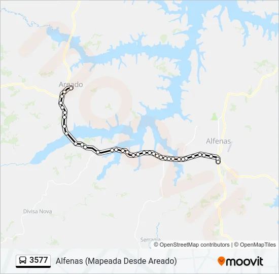 3577 Bus Line Map