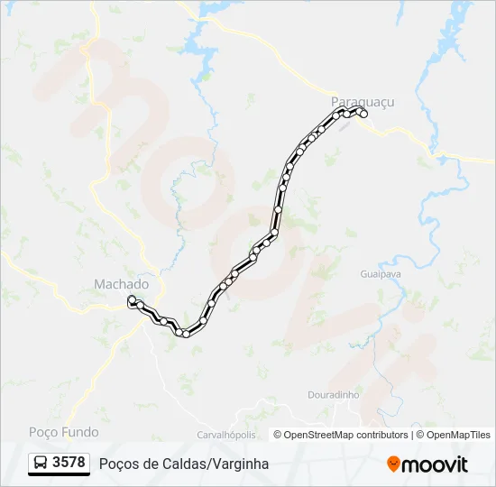 3578 Bus Line Map