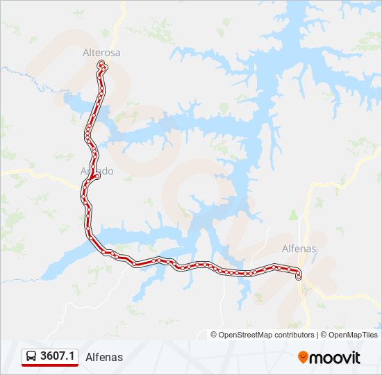 3607.1 bus Line Map