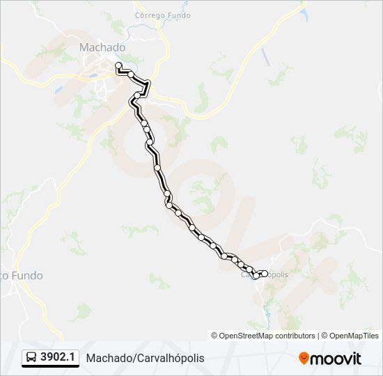 Mapa da linha 3902.1 de 