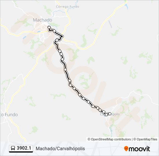Mapa da linha 3902.1 de 