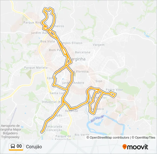 00 Bus Line Map