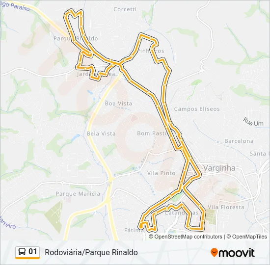 01 Bus Line Map