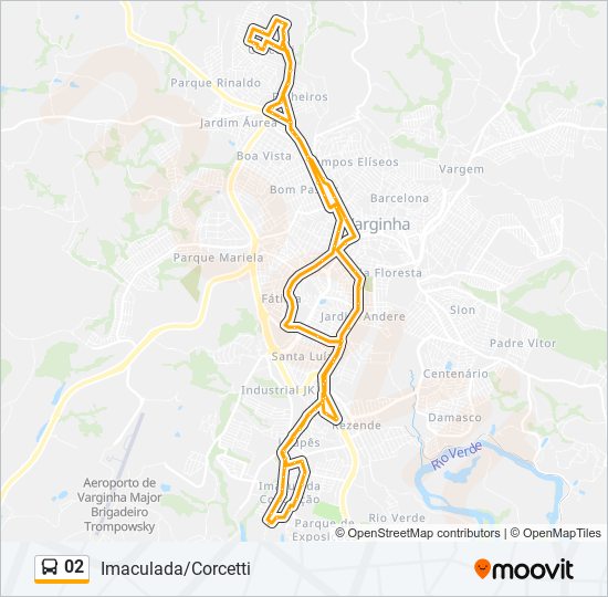 Mapa de 02 de autobús