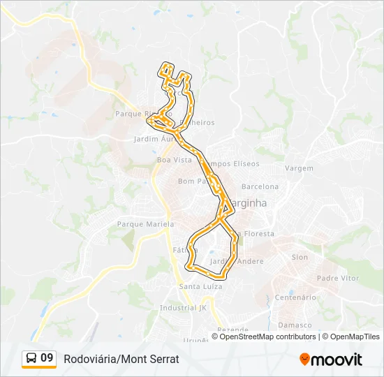 09 Bus Line Map