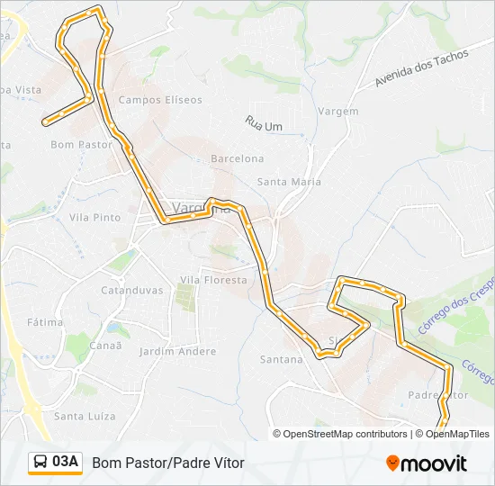 03A Bus Line Map
