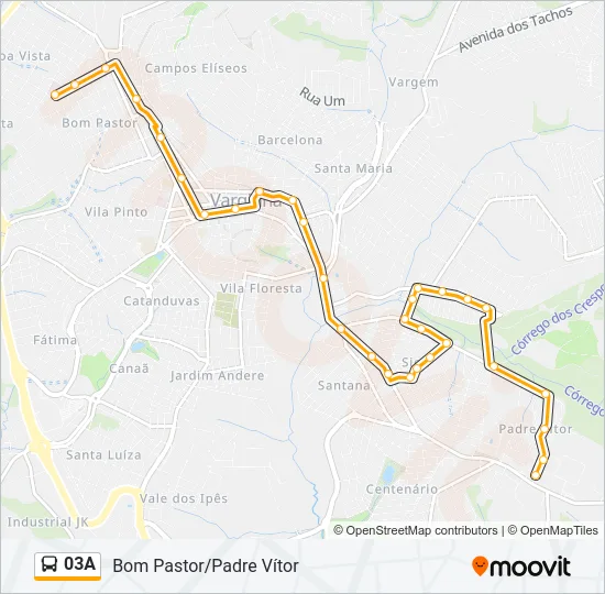 03A Bus Line Map