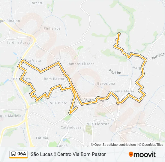 06A Bus Line Map