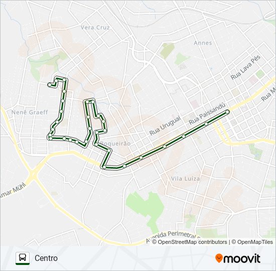 10 RICCI / GARDEN bus Line Map