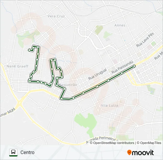 10 RICCI / GARDEN Bus Line Map