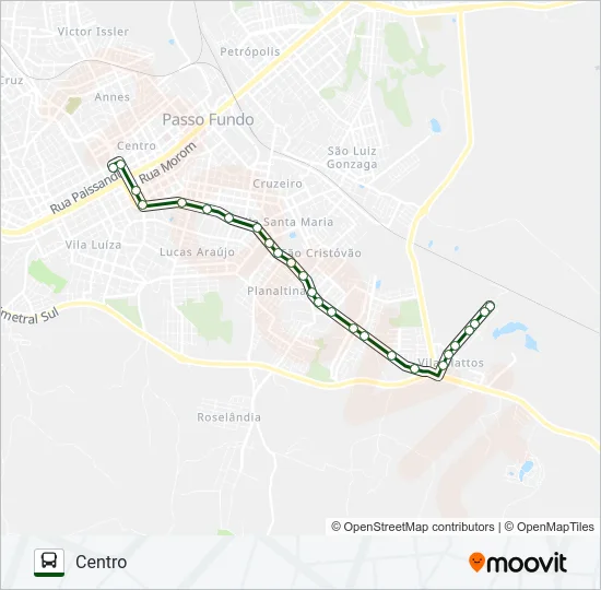 22 CENTRO / MAGGI Bus Line Map