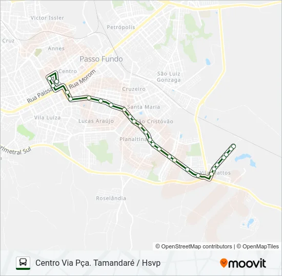 22 CENTRO / MAGGI Bus Line Map