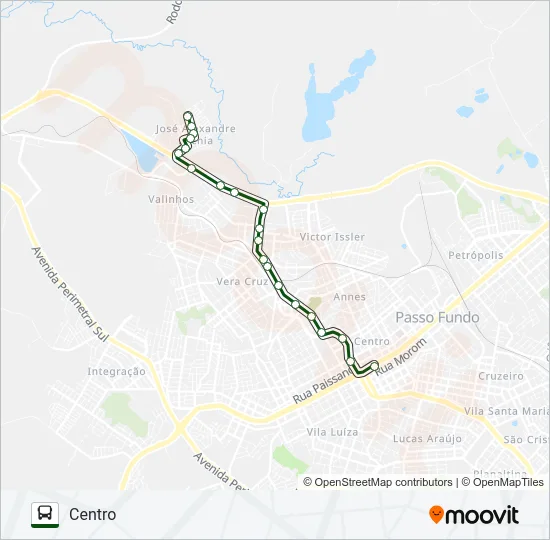 15 SÃO LUIZ / ZACCHIA Bus Line Map