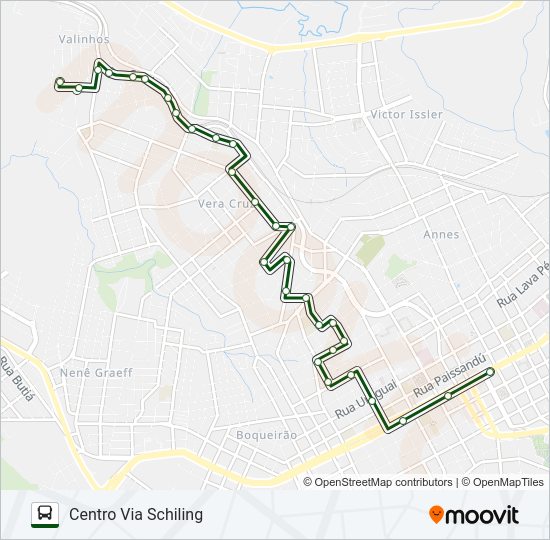 Mapa da linha 07 HÍPICA / PLANALTINA de ônibus