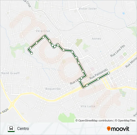 05 OPERÁRIA / PETRÓPOLIS Bus Line Map