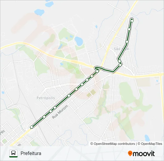 03 EDMUNDO TREIN / SÃO JOSÉ Bus Line Map