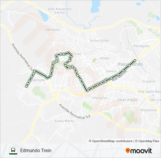 03 EDMUNDO TREIN / SÃO JOSÉ Bus Line Map