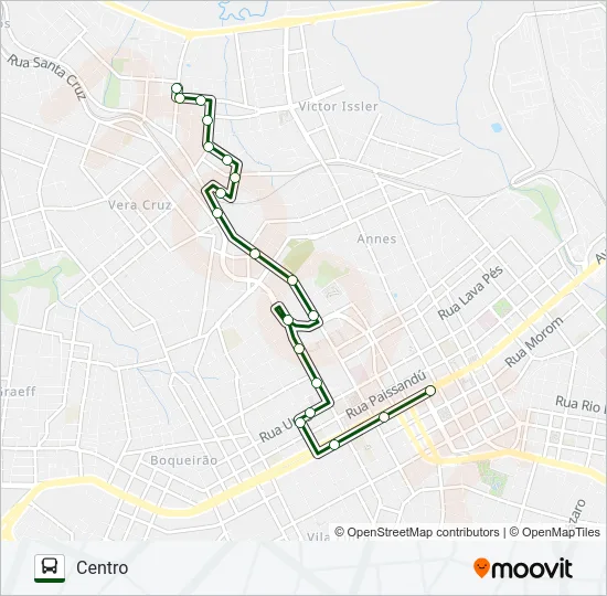 01 VERA CRUZ / SÃO CRISTOVÃO Bus Line Map