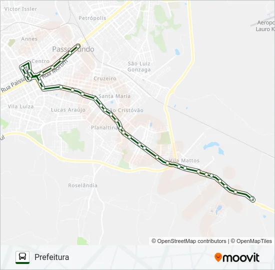 09 PRAÇA TAMANDARÉ / SÃO JOÃO Bus Line Map