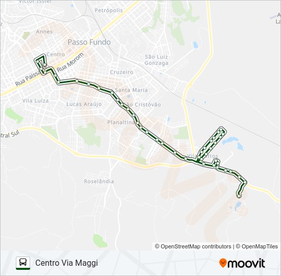 Mapa da linha 09 PRAÇA TAMANDARÉ / SÃO JOÃO de ônibus