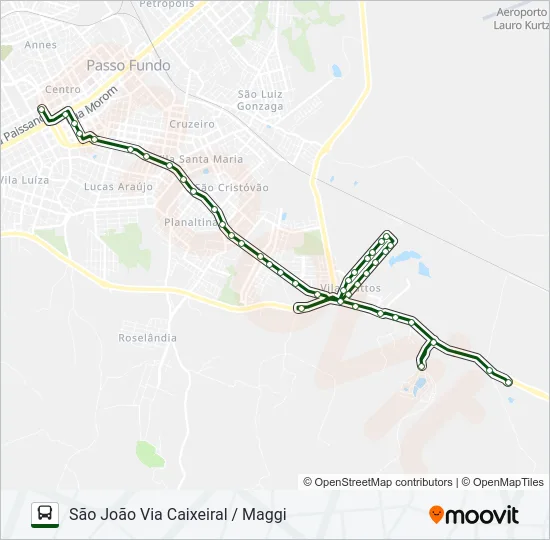 09 PRAÇA TAMANDARÉ / SÃO JOÃO Bus Line Map