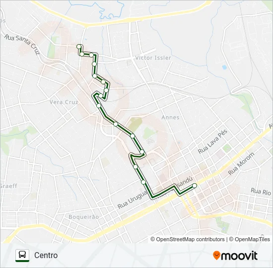 TA2 VERA CRUZ / SÃO CRISTOVÃO Bus Line Map