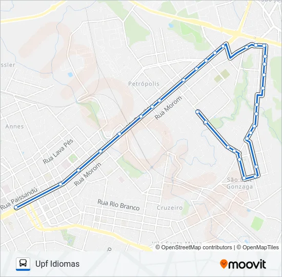 28 MORADA DO SOL / SÃO LUIZ Bus Line Map