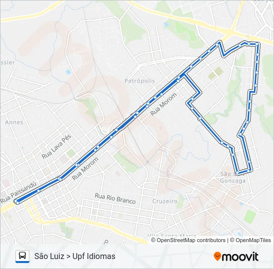 28 MORADA DO SOL / SÃO LUIZ Bus Line Map