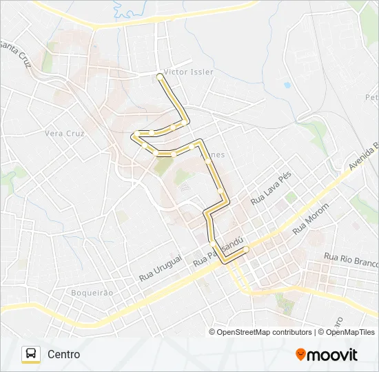 22 VILA NOVA / VILA FÁTIMA Bus Line Map