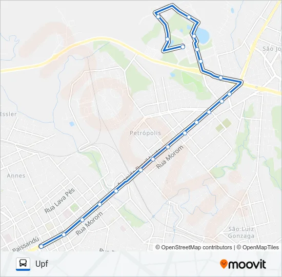 16 VALINHOS / UNIVERSIDADE Bus Line Map