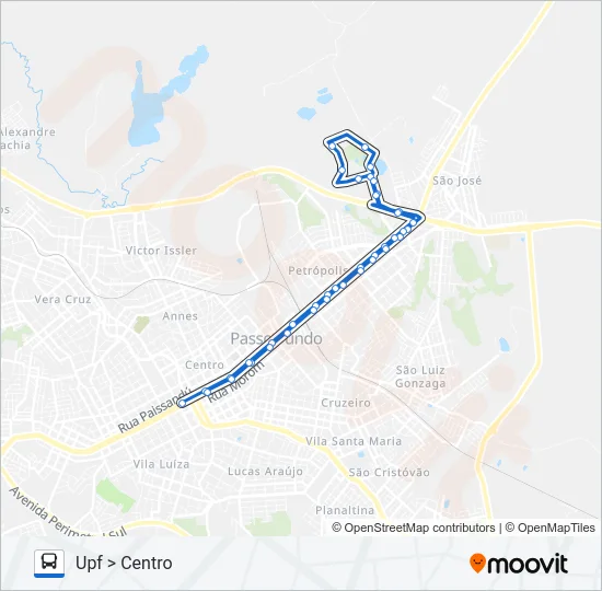 16 VALINHOS / UNIVERSIDADE Bus Line Map