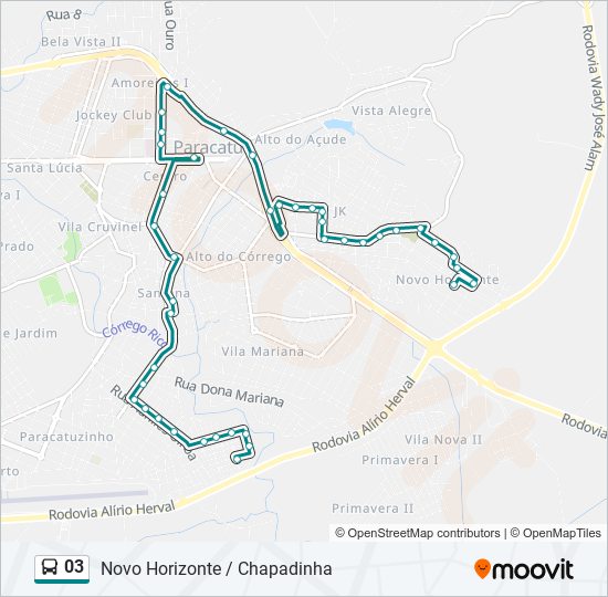 03 bus Line Map