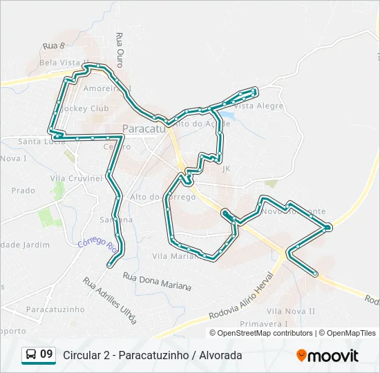 09 Bus Line Map