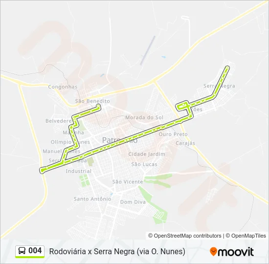 004 Bus Line Map