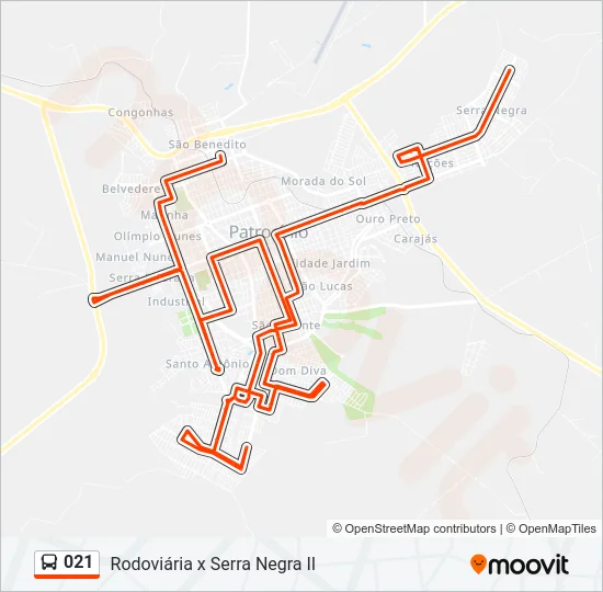 021 Bus Line Map