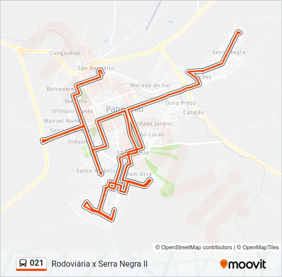 021 Bus Line Map