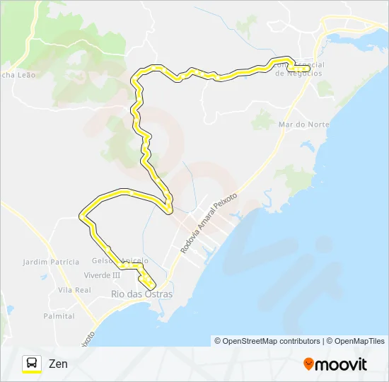02 - RAMO B Bus Line Map