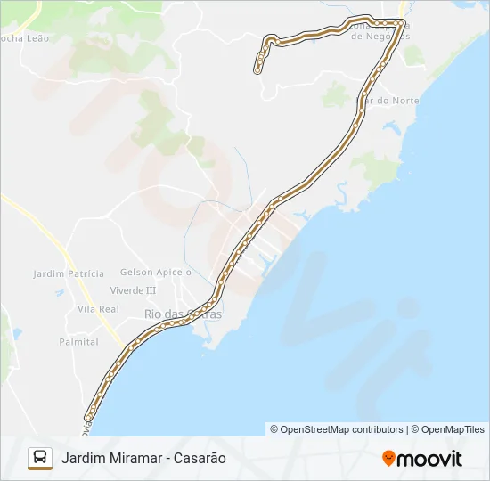 03 - RAMO B Bus Line Map